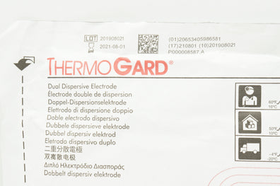 Conmed CRA-SGP ThermoGard Dual Dispersive Electrode, Contact Quality Monitor (x)